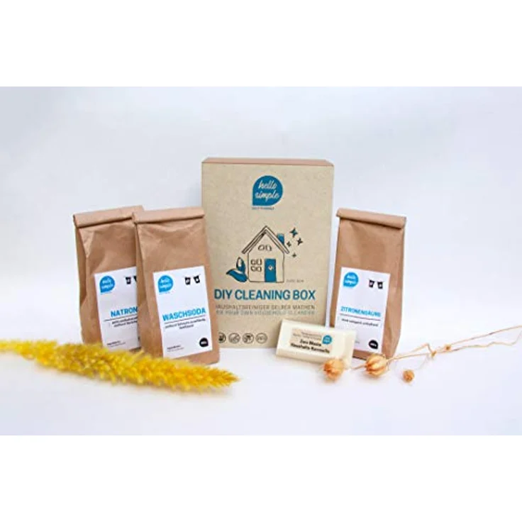 hello simple - DIY-Box: Zero Waste Putzen - nachhaltiges Putz-Set zum Selbermachen von 7 Putz- und Reinigungsmitteln – Bild 3