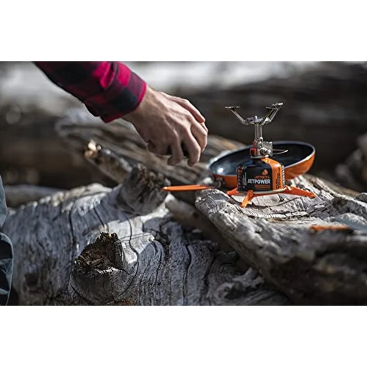 Jetboil Flash, Gaskocher mit Piezozündung, 3000 Watt Leistung, kompaktes Packmaß 10,4 x 9,5 cm, geeignet für Butan – Bild 6