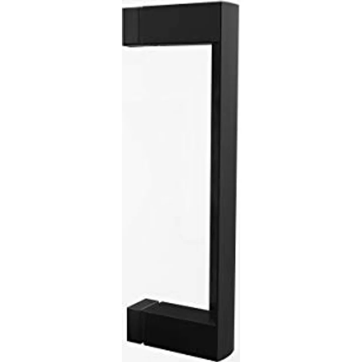 Marwell Factory Duschkabine 90x90x200 cm Eckeinstieg Dusche mit matt schwarzen Aluminiumrahmen Duschabtrennung mit Schiebetür – Bild 5