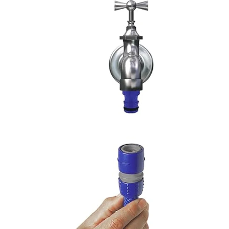 TATAY Endstück D für Rasensprenger 3/4", Kunststoff blau, Maße 2,6 x 4 cm – Bild 4