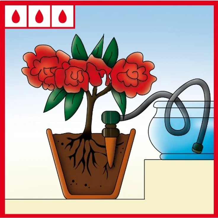 Blumat Bewässerung für Pflanzen, Pflanzenbewässerung Wasserspender (125-00) – Bild 6