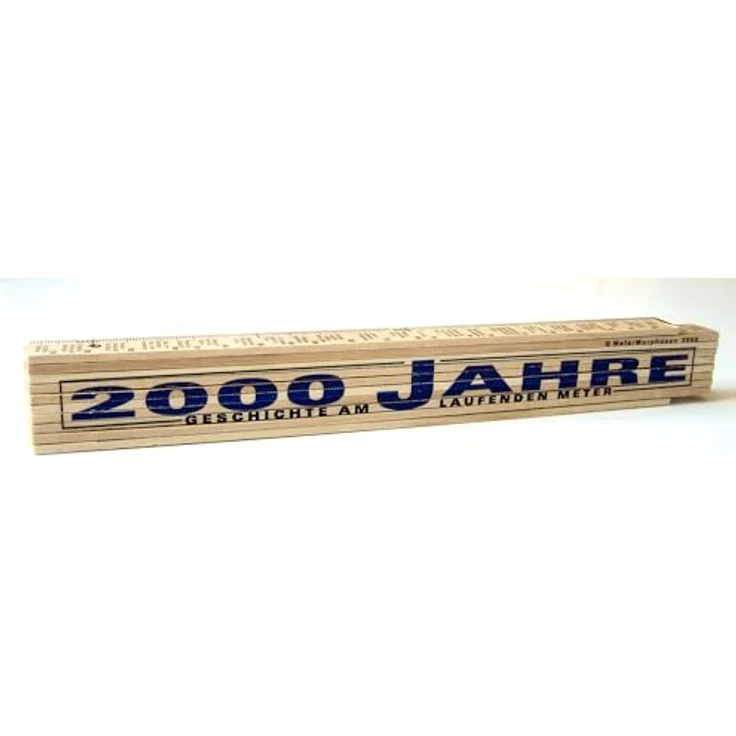 Metermorphosen 2000 Jahre Geschichte am laufenden Meter, Zollstock – Bild 2