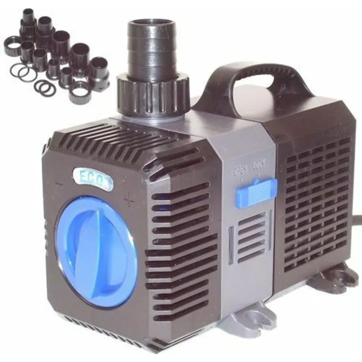 Apex Teichpumpe Teichpumpe SuperECO CTP Filterpumpe Teichfilter Tauch Pumpe, energiesparend mit bis zu 50% Energieeinsparung, 10m PVC-Kabel, blau