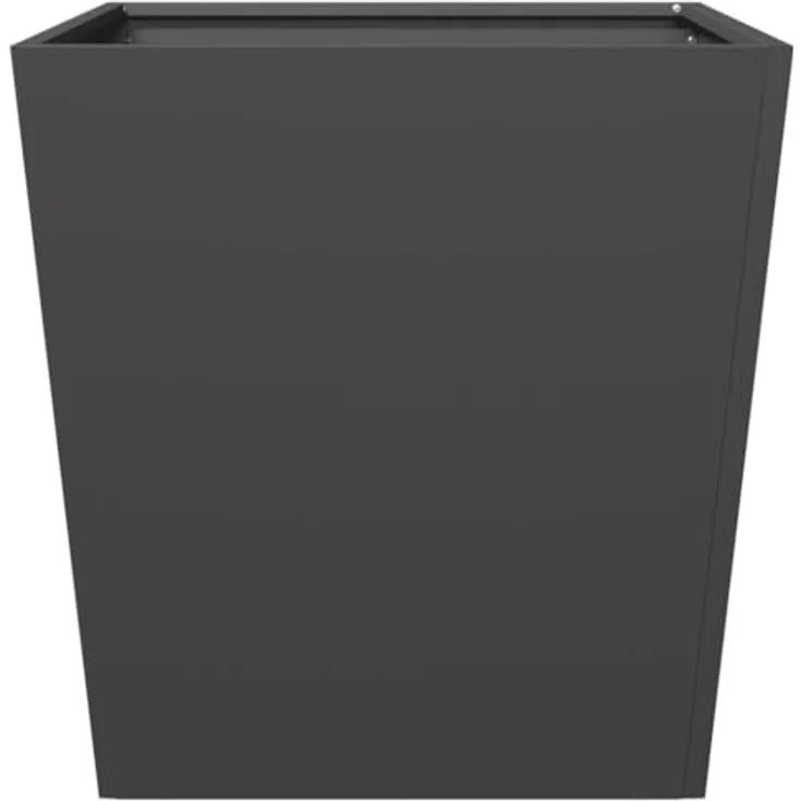 vidaXL Pflanzkübel Schwarz 50x50x50 cm Stahl, rostbeständig und strapazierfähig – Bild 5