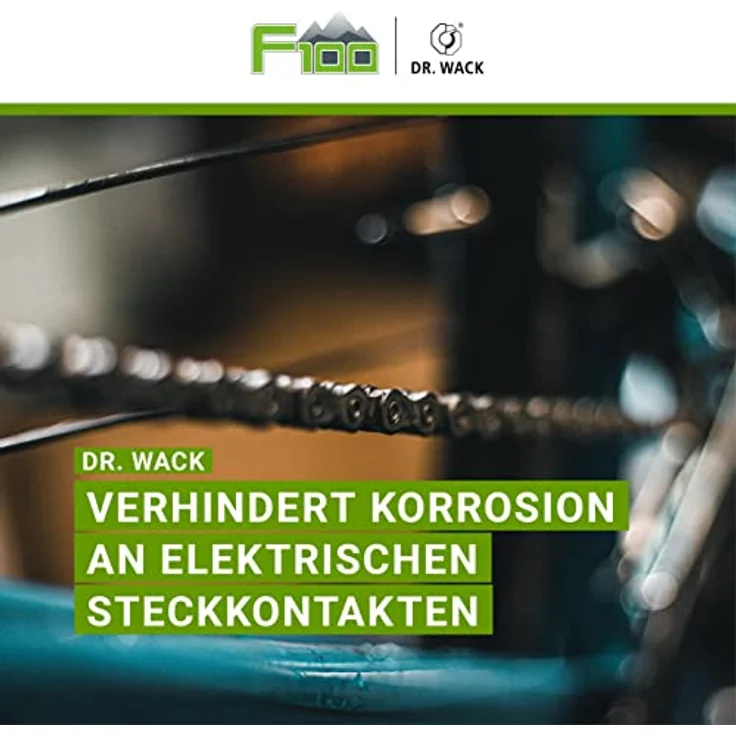 Dr. Wack 2831 - F100 eBike-Öl – Tropfflasche I 50 ml I Premium Fahrrad Ketten- & Kontaktöl für weniger Reibung & Verschleiß I Kettenöl für E-Bike I Hochwertige Fahrradpflege – Made in Germany – Bild 2