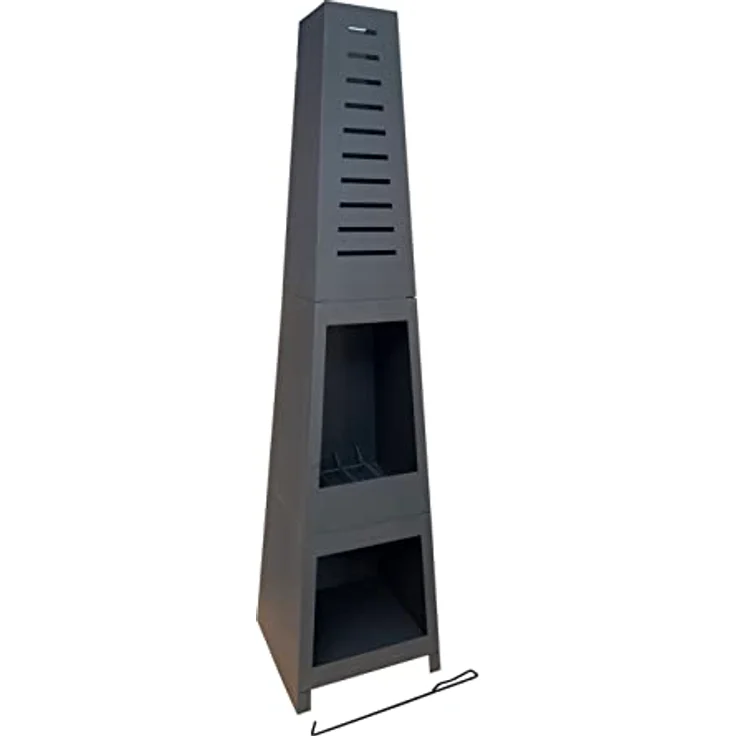 TEST RITE tepro Feuerstelle Bainbridge, 36 x 36 x 150 cm – Bild 1