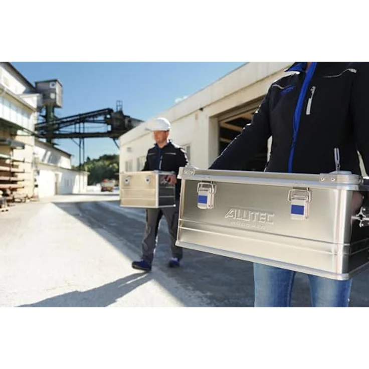 ALUTEC MÜNCHEN Aluminiumbox INDUSTRY 153, 153 l, staub-/spritzwassergeschützt, Innenmaße 1150 X 350 X 381 mm, Werkzeugbox, Gewicht 8,76 kg – Bild 5