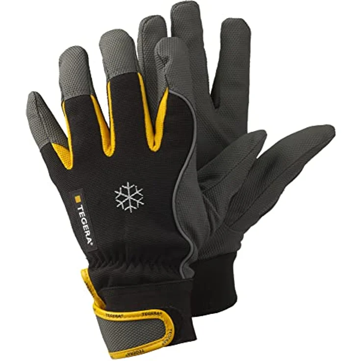Tegera 9122 Tegera Pro Microthan Winter Arbeitshandschuh mit Kälteschutz, Cat. II, Fleecefutter, Polyurethan/Nylon/Polyester Material, Acryl-Innenfutter – Bild 1