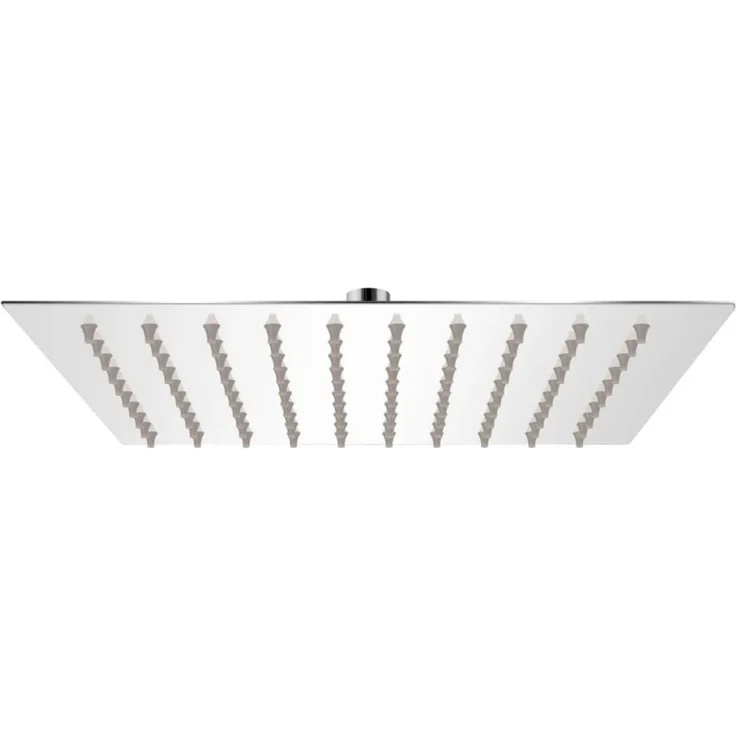 vidaXL Brausegarnitur aus Edelstahl, quadratisch, 20 x 20 cm, mit Anti-Kalk-Düsen - vidaXL – Bild 1
