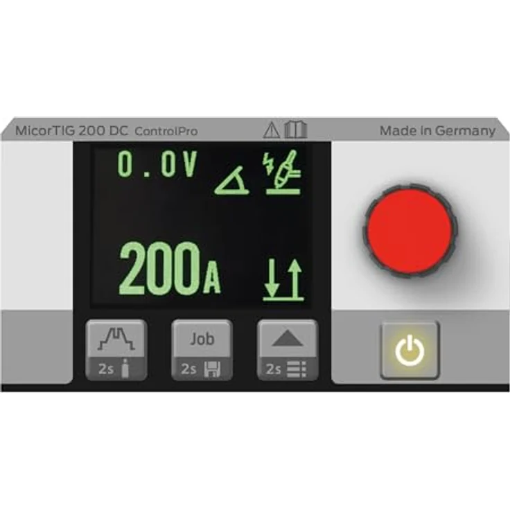 Lorch MicorTIG 200 DC ControlPro, Tragbares WIG-Schweißgerät mit Pulsfunktion, 5-200A, robust und sturzsicher bis 80 cm – Bild 2
