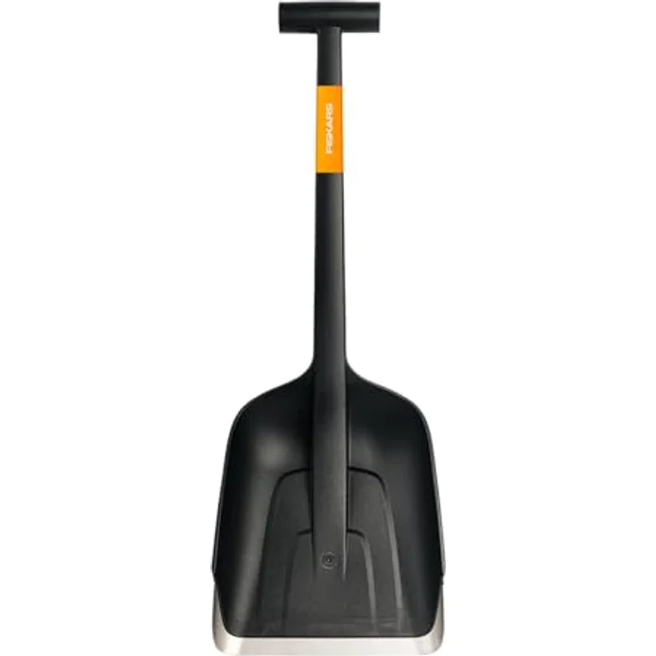 Fiskars Autoschaufel Schild-B.217mm H.240mm T-Griff, leicht und kompakt mit Stahlkante für Schnee und Eis – Bild 1