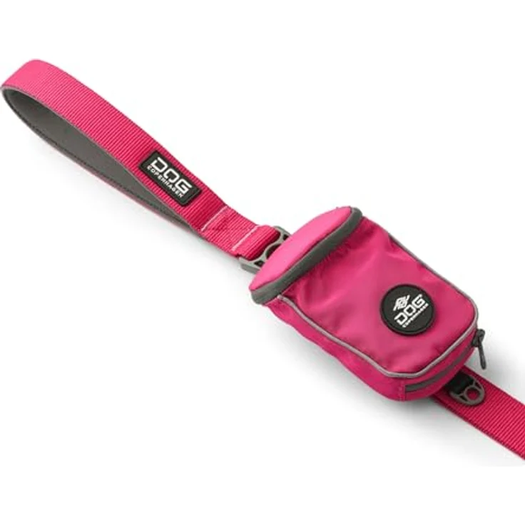 DOG Copenhagen Urban Trail 3.0 Leine, 160 cm, Wild Rose, mit Pouch Organizer und reflektierendem Besatz – Bild 4