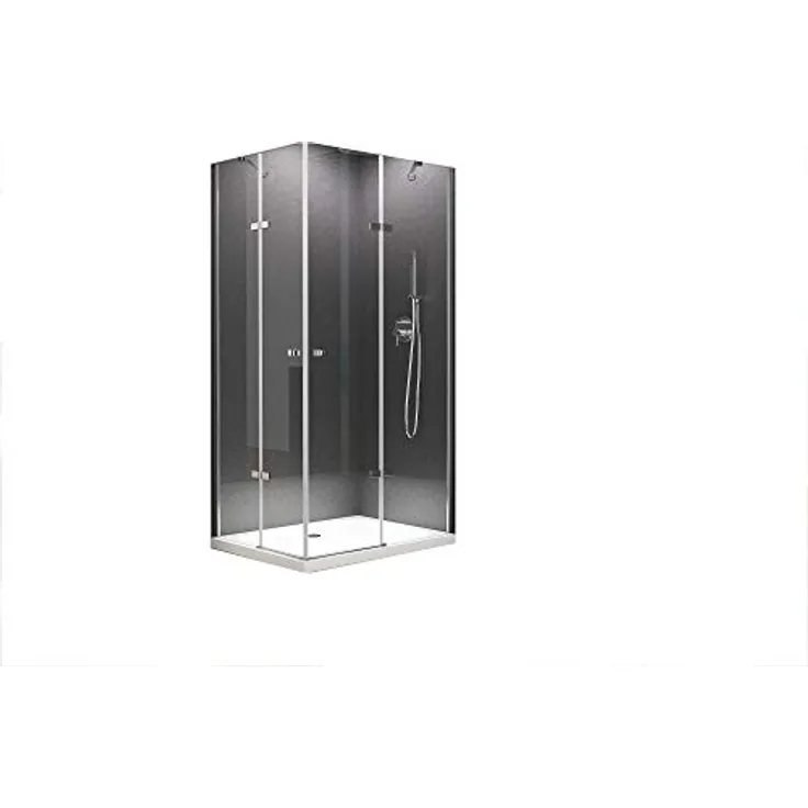 Eckdusche Duschkabine Josefine 100x80x195 cm ohne Duschtasse - Buylando.shop