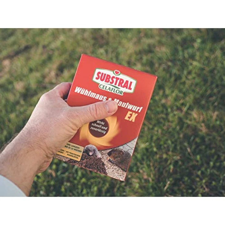 Substral Celaflor Wühlmaus & Maulwurf Ex Stop, Vertreiber Granulat gegen Wühlmäuse und Maulwürfe mit Sofortwirkung, Bekämpfung ohne Gift, 150g – Bild 5