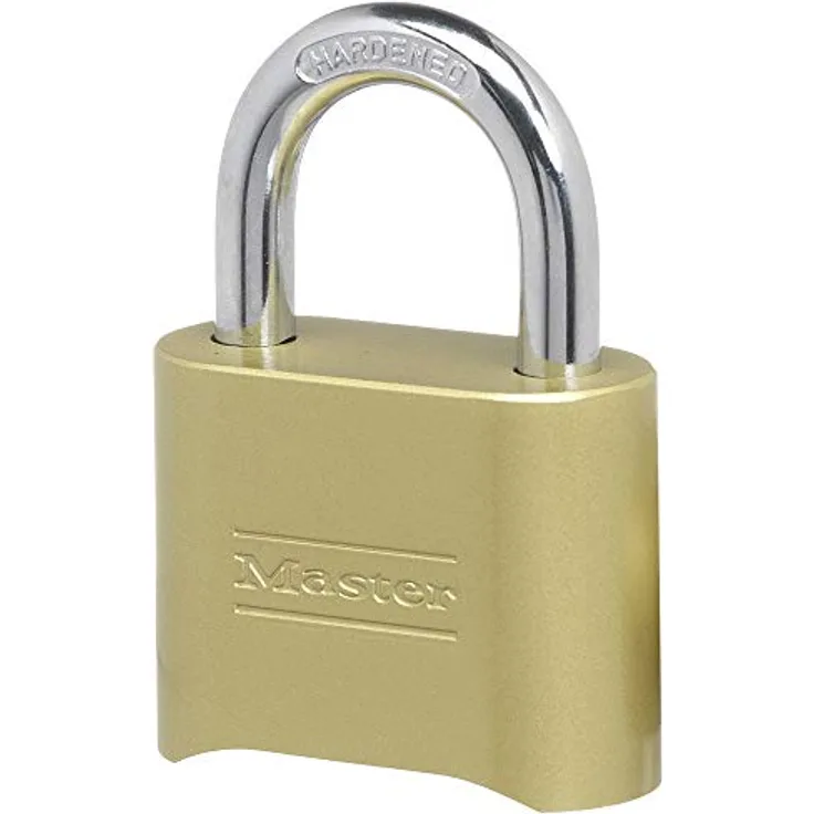 Master Lock 175 Zahlenschloss, Messing, 1 Zoll