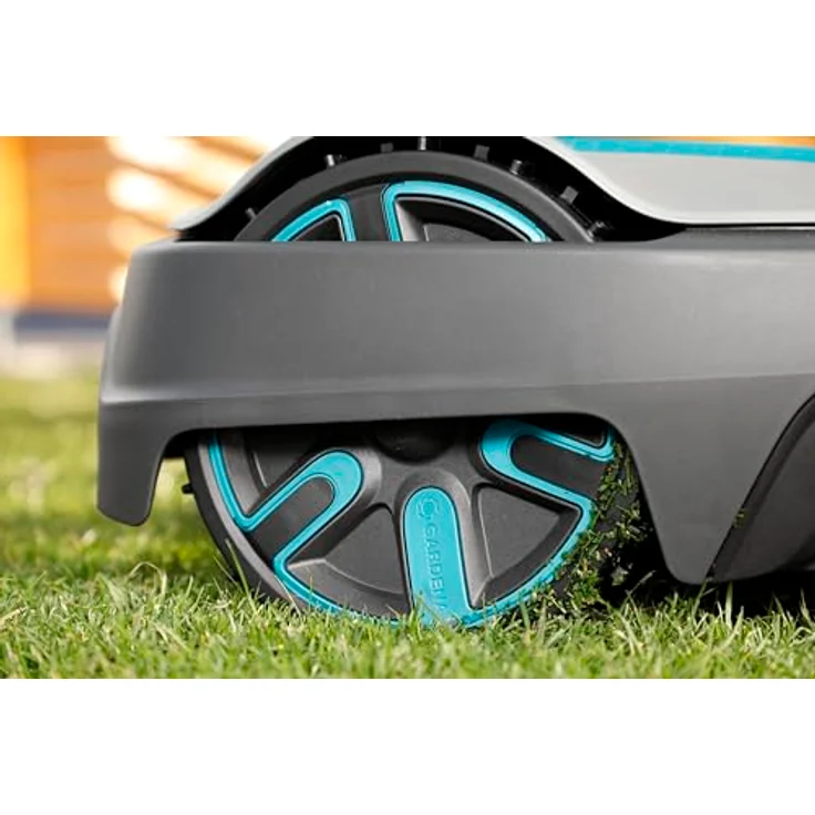 GARDENA Radbürsten: Dauerhafte Reinigung der Räder für Ihren Mähroboter, kompatibel mit Sileno city, smart Sileno city, erhöht die Haftung, einfache Montage, 1 Paar (4030-20) – Bild 4