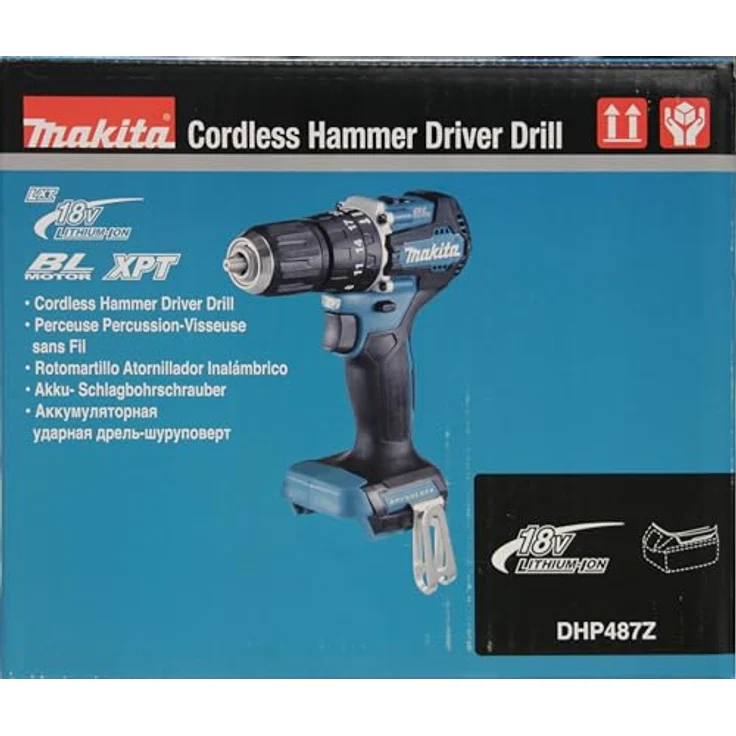 Makita DHP487Z Akku-Schlagbohrschrauber 18 V (ohne Akku, ohne Ladegerät) – Bild 4