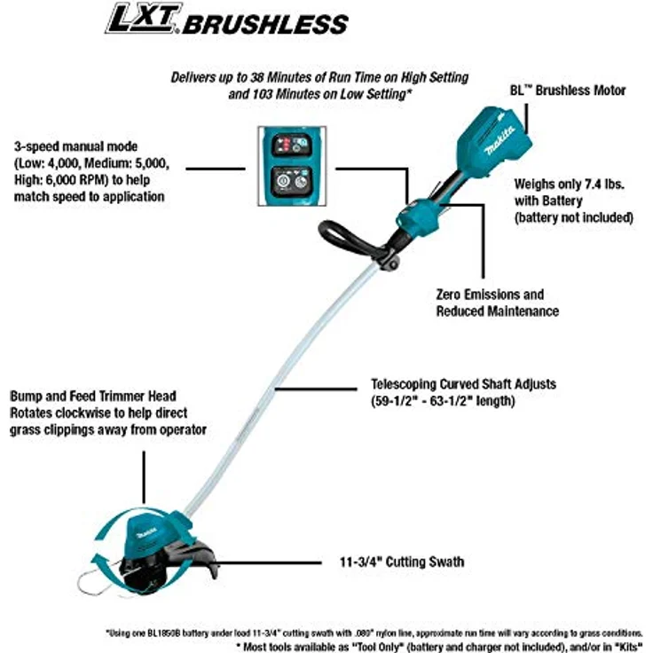 Makita DUR189Z AKKU-RASENTRIMMER – Bild 2
