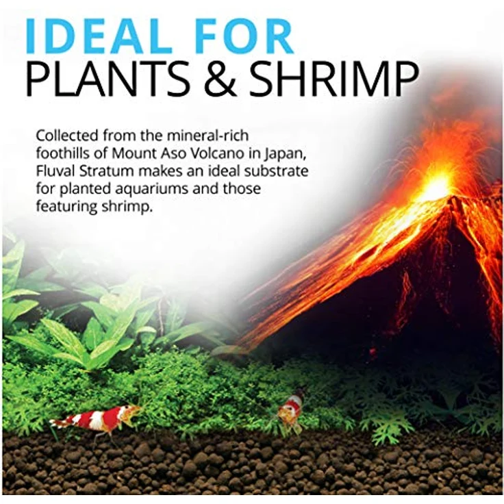 FLUVAL Stratum Aquarien-Substrat, 2 kg, für Pflanzen und Garnelen, fördert pH-Wert und Pflanzenwachstum – Bild 2