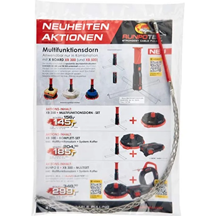 Runpotec 20274 Kabelziehstrumpf RUNPO Z D.9-15 mm