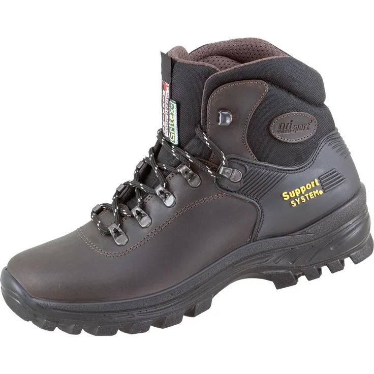 Grisport Wanderschuhe, robustes Leder/Nylonmesh, wind- und wasserabweisend, braun