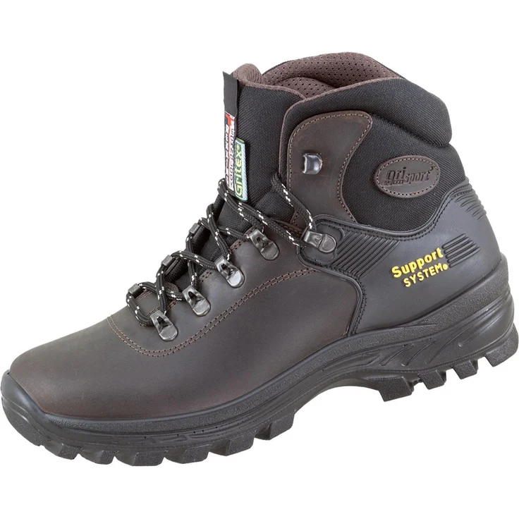 Grisport Wanderschuhe, robustes Leder/Nylonmesh, wind- und wasserabweisend, braun