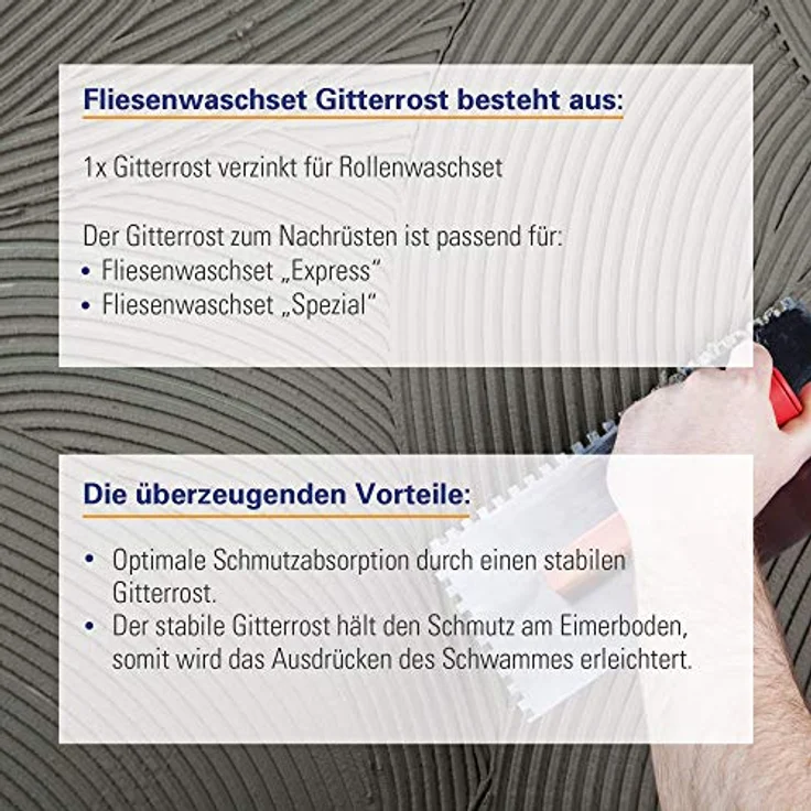 Fliesenwaschset Gitterrost Art.-Nr. 10425 – Bild 3