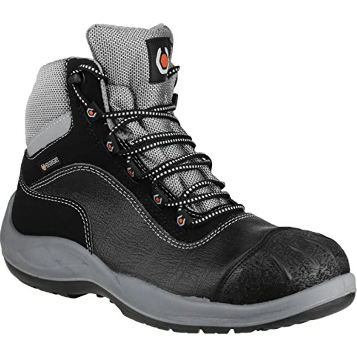 BASE B0119 Beethoven S3 Sicherheitsstiefel, wasserabweisend, rutschfest, schwarz, Größe 49 – Bild 1