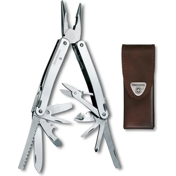 Victorinox Swiss Tool Spirit X 3.0224.L (26 Funktionen, Etui, Festellklinge) silber – Bild 5