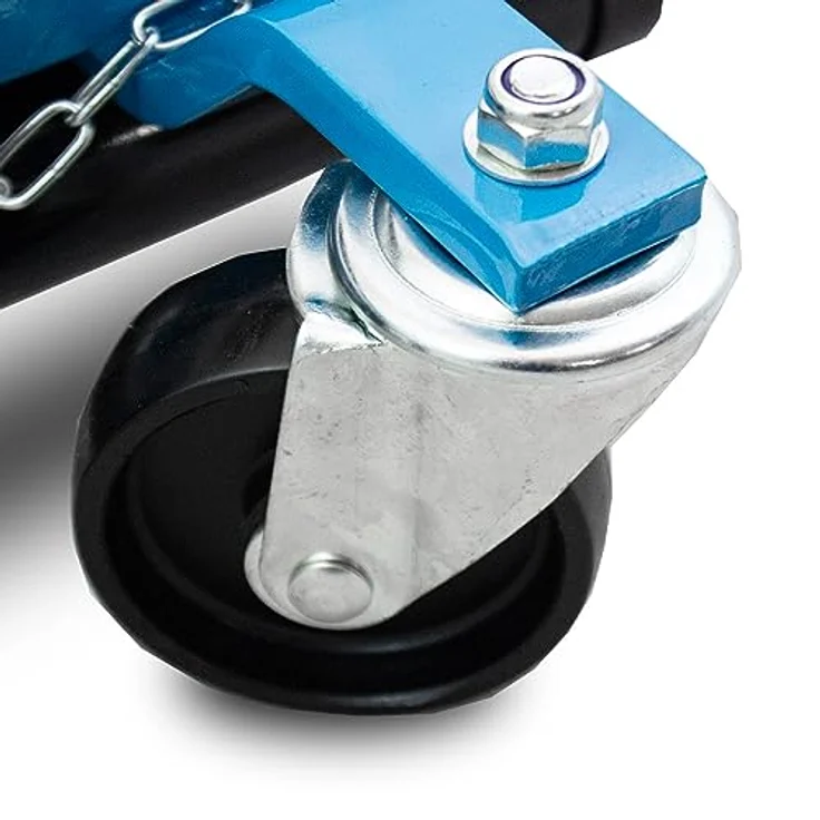 Bituxx MS-19138 Rangierhilfe 2x inkl. hydraulischem Wagenheber, Tragkraft 680 kg, Blau – Bild 9