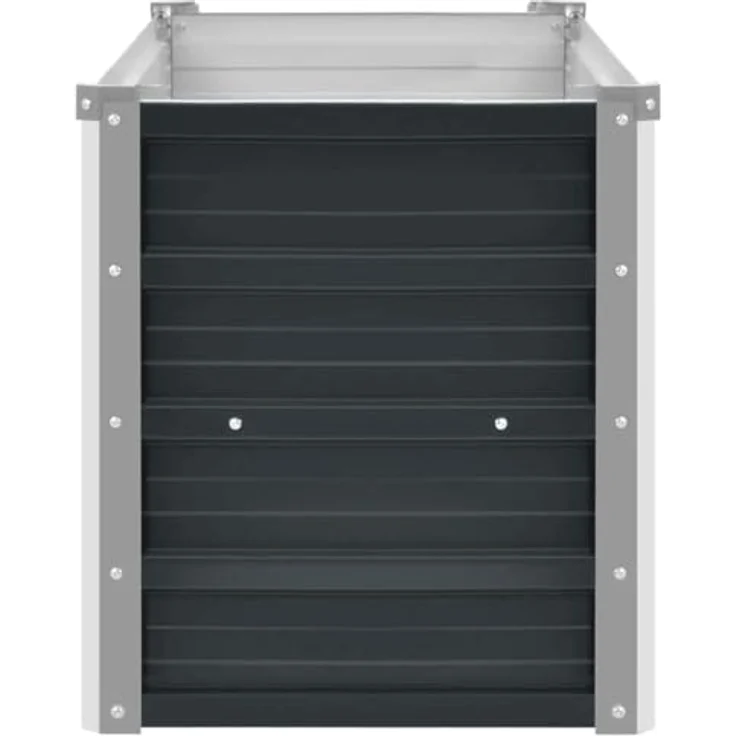 vidaXL Garten-Hochbeet Anthrazit 160 x 40 x 45 cm Verzinkter Stahl – Bild 8