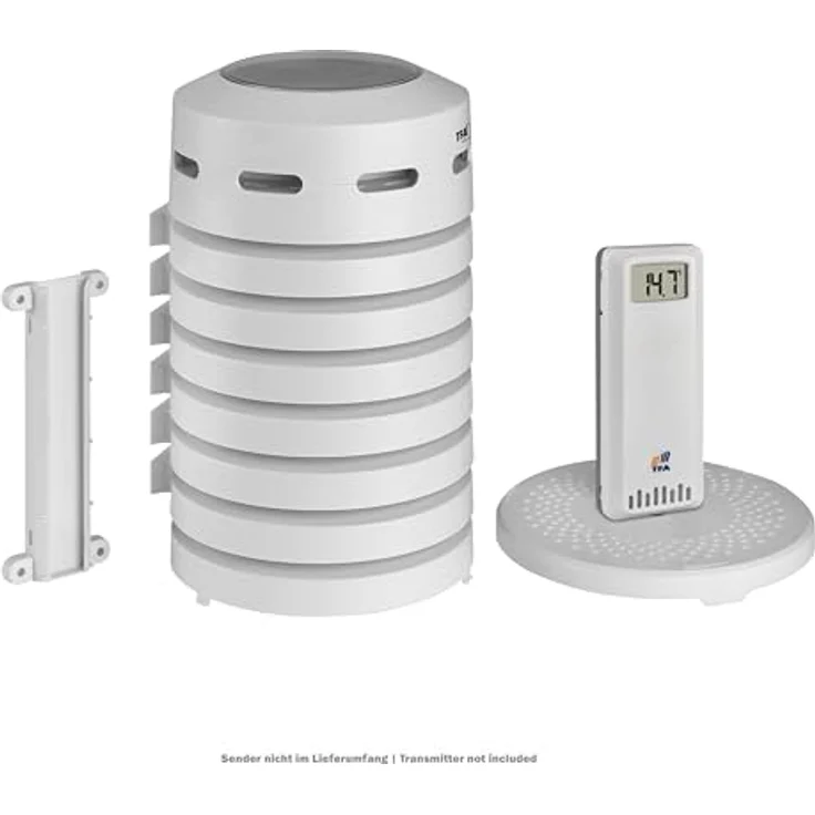 TFA Dostmann 98.1111.02 Schutzgehäuse, wetterfest mit Solarpanel und Lüfter für präzise Temperaturmessungen – Bild 3