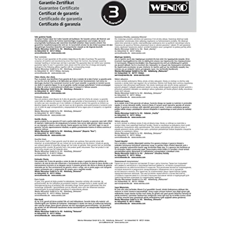 Wenko WC-Sitz Exclusive Nr. 3, Duroplast Weiß matt, mit Absenkautomatik und Easy-Close-Fix-Clip-Befestigung – Bild 5