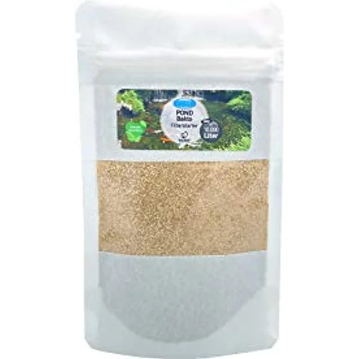 Aquaris Pond Bakto Filterstarter Teichpflege-Produkte für Teichfische hilft Ihnen auf natürliche Weise dabei, das empfindliche Ökosystem in Ihrem Gartenteich 50 g