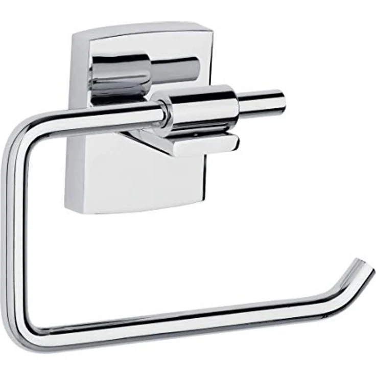 Tesa klaam Toilettenpapierhalter (selbstklebend, inkl. Befestigungsset, rostfrei, 95mm x 142mm x 47mm) – Bild 2