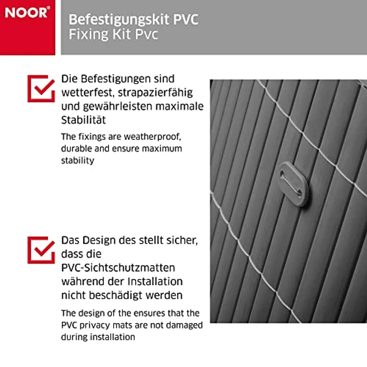 Nook Befestigungskit PVC Anthrazit – Bild 4