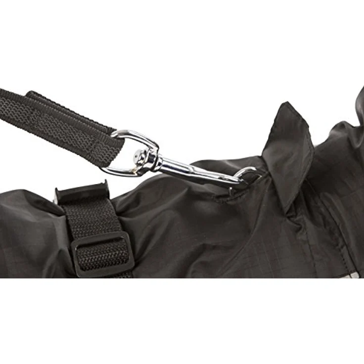 Kerbl 80624 Regenmantel Forks, Größe M, 40 cm, schwarz – Bild 2