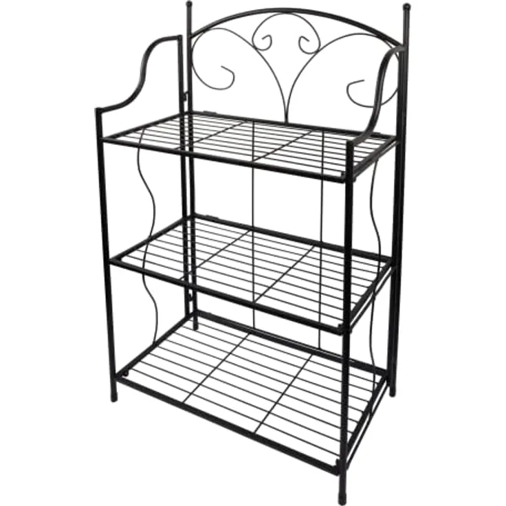 Windhager Blumenregal Metall Outdoor, Pflanzenständer Balkon klappbar, Blumentreppe, Schuhregal für innen und außen, 100x58x31cm (HxBxT)