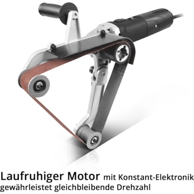 STAHLWERK Rohrbandschleifer RS-1300 ST, 1.300 W, 1.100-3.200 U/min, 760 mm Schleifbänder, Schleifen, Polieren, Entgraten – Bild 5