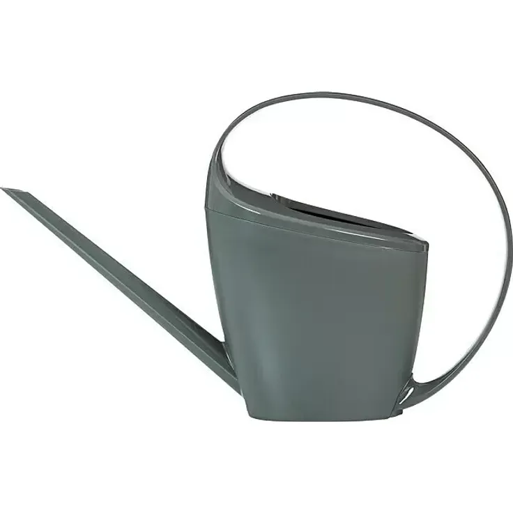 Scheurich Gießkanne Loop, elegante Gießkanne aus hochwertigem Kunststoff, anthrazit, 1,4 l Volumen