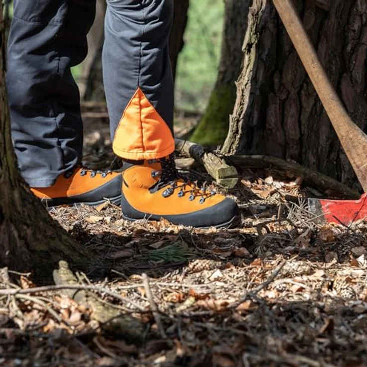HAIX Schnittschutzstiefel Protector Forest 2.1 GTX SB DGUV Gr. 48 orange – Bild 5