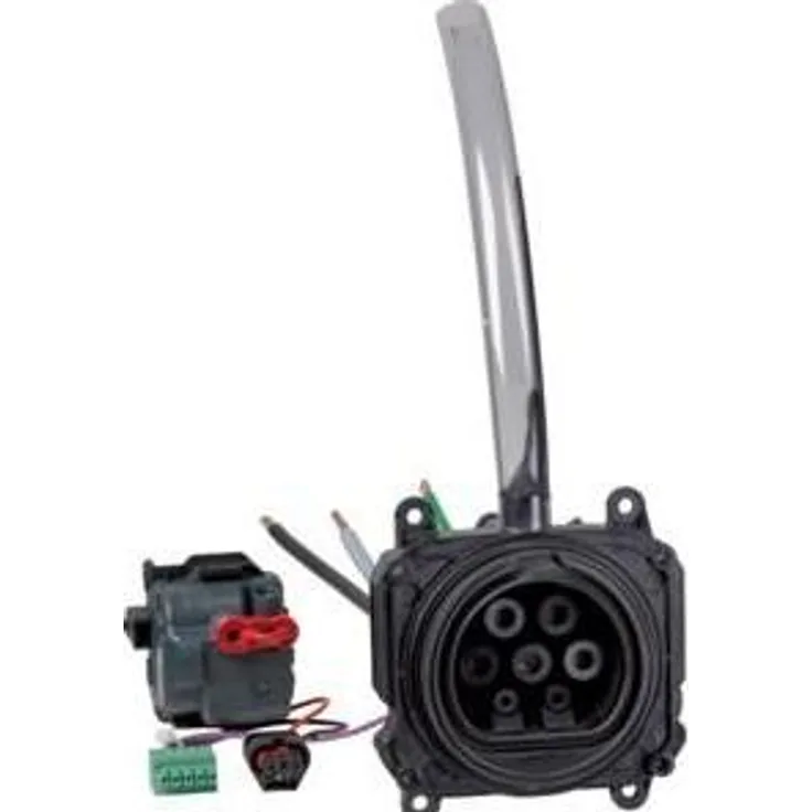 Hager XEVS205, Elektroauto Ladestation Typ 2 mit 32 A und Verriegelung, 3-phasig