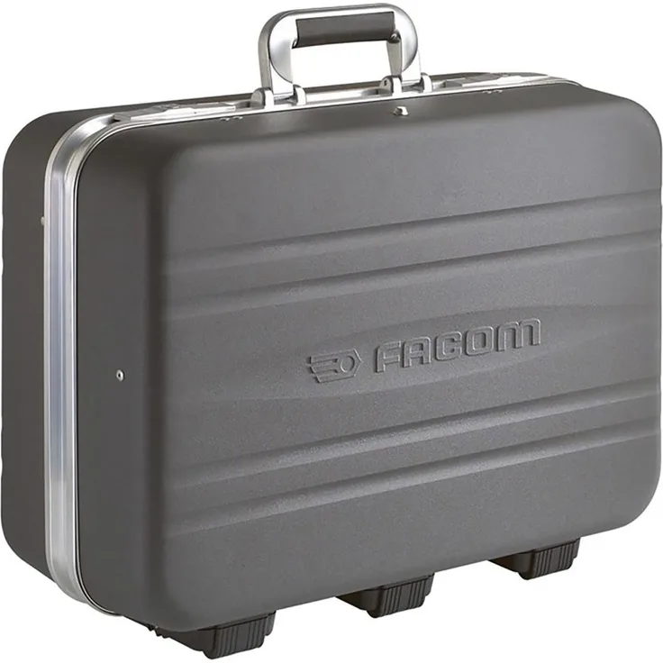 Facom 51APR Werkzeugkoffer, modularer Werkzeugkoffer aus schlagfestem Polypropylen, 486x430x205mm, mit 5 herausnehmbaren Fächern und Schlüsselverschluss