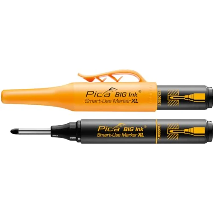 Pica BIG Ink Smart-Use Marker XL Schwarz 170/46 Permanentmarker Tieflochmarker – Bild 2