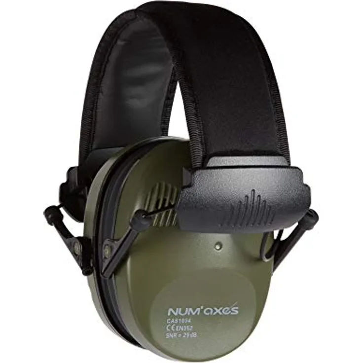 NUM'AXES ACOUSTIC ELECTRONIC EARMUFFS CAS1034 Khaki