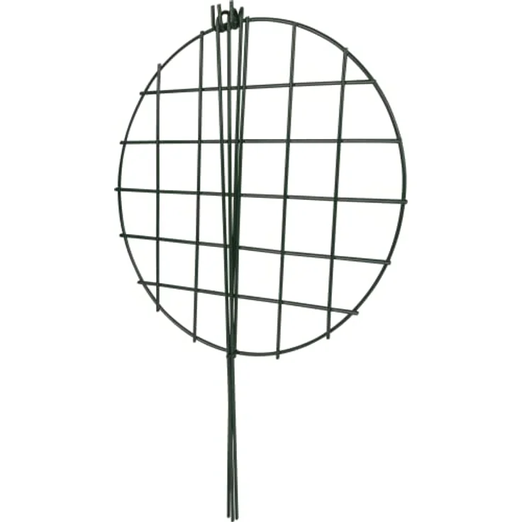 Windhager Blumen Stützgitter, Pflanzenstütze, Rankhilfe, Blumenstütze, Gitterspalier, Rankgitter, Ø35 x 60cm, grün, 07280 – Bild 1