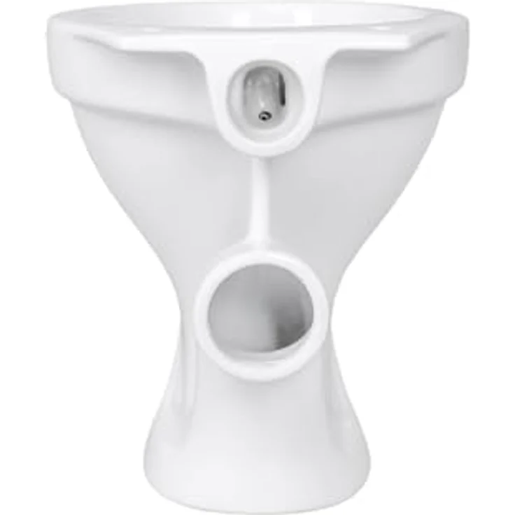 Belvit Tiefspül-WC BV-SW5001, Stand WC Toilette Abgang Waagerecht Wand Tiefspüler Weiß – Bild 7