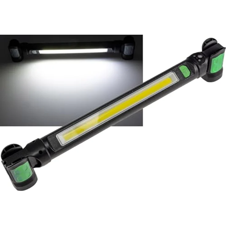 ChiliTec LED Stableuchte Akku wiederaufladbar 50cm 1044 Lumen Arbeitsleuchte mit Magnethalter Werkstattlampe Neutralweiß – Bild 2