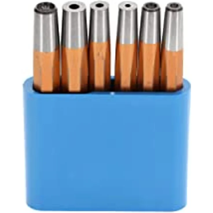 GEDORE Nietzieher und -kopfsetzer-Satz, 6-teiliges Set, gehärtet für Schlagwerkzeuge, im PVC-Halter, 125 B – Bild 3