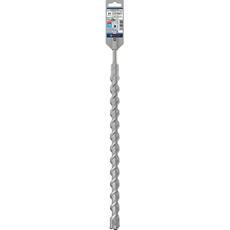 Bosch PRO SDS plus-5X Hammerbohrer, 24x400x450 mm, für Stahlbeton, langlebig mit 4-schneidiger Wolframkarbid-Spitze – Bild 1